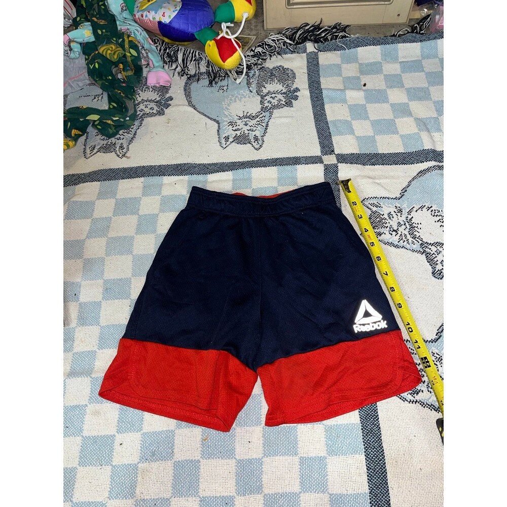 Boy’s Reebok Navy & Red Basketball Shorts Size Small 6/7